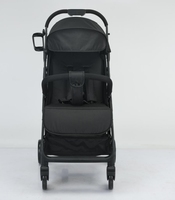 Poussette rose 2025 pour bébé et tout-petit avec grande roue en PU, poussette pour bébé