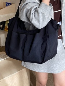 Bolso Tote Minimalista de Lona de Color Sólido con Correa Desmontable, Bolso Bandolera para Uso Diario - Product Image 2