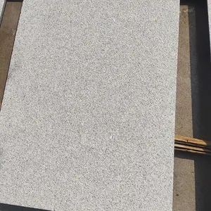 Outdoor Granite Floor Tiles Bush Hammered White Granite Paving Slab G603 Granite Pavers