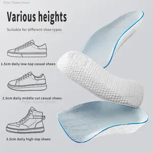 Baskets orthopédiques pour hommes et femmes Semelles intérieures pour augmenter la hauteur Pieds plats Soutien de la voûte plantaire Talon Lift Mousse à mémoire de forme EVA Coussinets de chaussures souples pour - Product Image 5