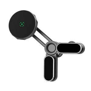 <b>Car</b> Phone Holder Magnetic Wireless Charging Dashboard Mount <b>Clip</b> On Type Black H165G24 - Product Image 2