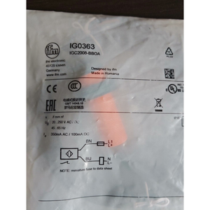 หนึ่งชิ้นสำหรับเซ็นเซอร์สวิตช์ความใกล้เคียง IFM รุ่นใหม่ IG0363 - Product Image 1