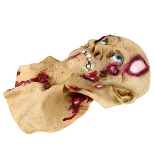 Korku zombi maske cadılar bayramı terör yaşlı adam kostüm Prop perili ev gizli odası kaçış Cosplay zombi başlık - Product Image 5