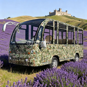 Autobús Turístico con Calcomanías Personalizadas Atractivas, Ventanas de Vidrio Templado de Seguridad y Asientos de Cuero de Lujo para Parques Ecológicos - Product Image 3