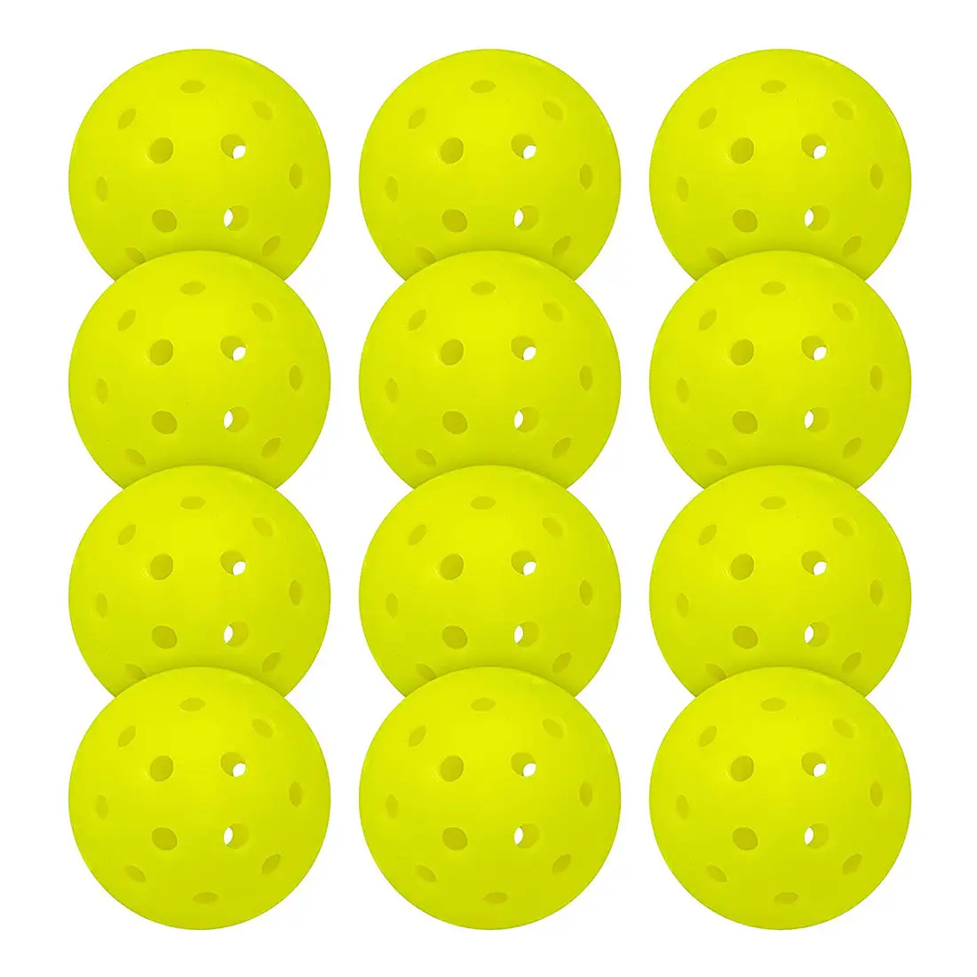 Bolas de Pickleball de competición para exteriores, bolas de pepinillo estándar USAPA para canchas, 40 agujeros