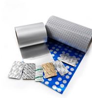 Machine à blisters haute vitesse, film pour capsules, aluminium pharmaceutique en rouleau pour ligne d'emballage automatique