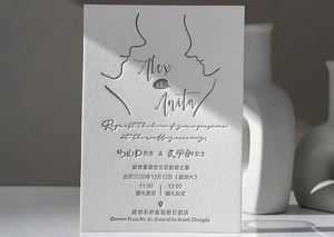 Ins Style Cotton Paper <b>Wedding</b> Invitation <b>Card</b> - Product Image 4