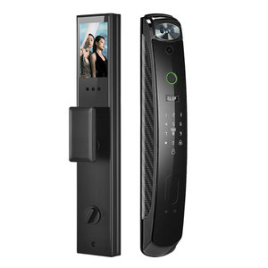 <span class=keywords><strong>Serrure</strong></span> de <span class=keywords><strong>porte</strong></span> intelligente extérieure avec reconnaissance faciale et empreinte digitale Tuya, caméra intégrée - Product Image 6