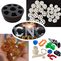 Pièces en plastique usinées CNC sur mesure de haute qualité en POM, nylon bleu, ABS, PEEK, PC, PTFE, PMMA, HDPE