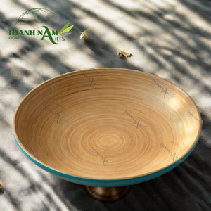 OEM personnalisable/ODM bol de service en bambou lueur naturelle servant de la vaisselle pour restaurant/hôtel - Product Image 3