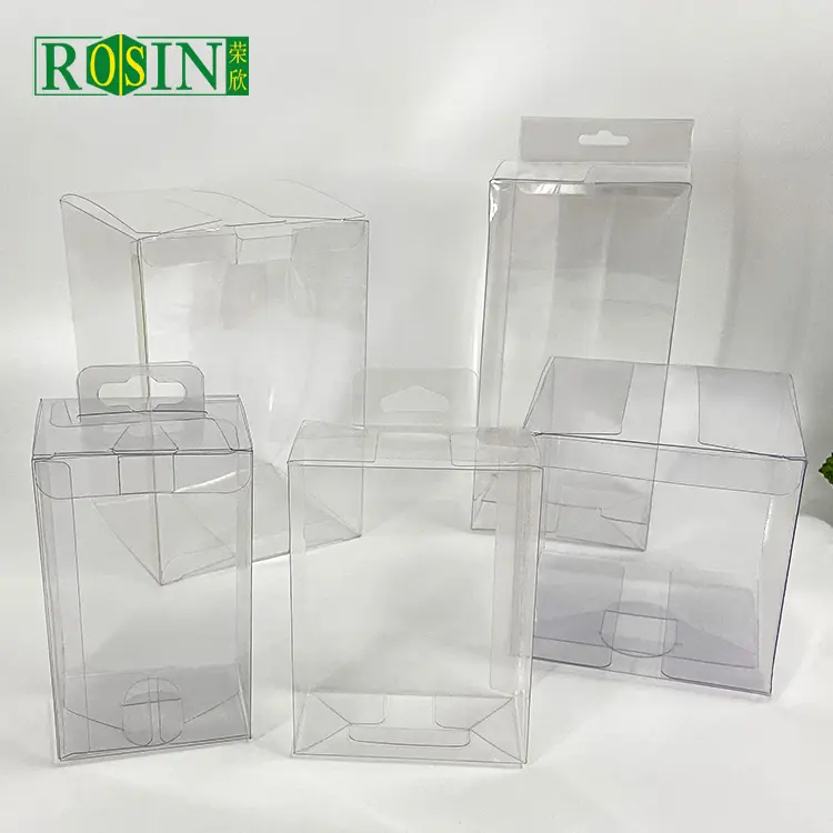 Benutzer definierte quadratische PET transparente Vinyl box Matti erte PVC-Verpackungs box Klare Kunststoff box