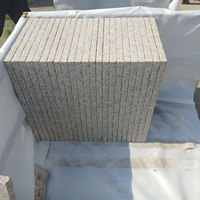 Carreaux de pierre en granit jaune rouillé chinois G350 au design moderne 60x60