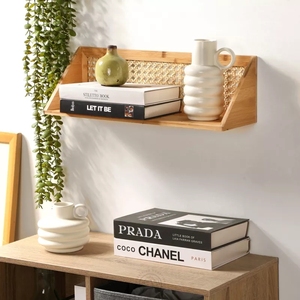 <span class=keywords><strong>50cm</strong></span> tre mây nổi treo tường kệ cho phòng ngủ phòng tắm phòng khách nhà bếp văn phòng cho đồ trang sức túi quần áo - Product Image 6