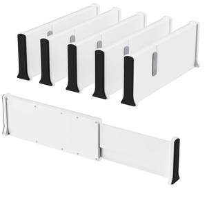 Expandable Storage Plastic <b>Drawer</b> <b>Organizer</b> Set Adjustable <b>Drawer</b> Divider <b>Organizer</b> <b>for</b> <b>Clothes</b> - Product Image 1