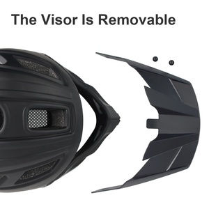 OEM-zertifizierter <span class=keywords><strong>MTB</strong></span> <span class=keywords><strong>Fullface</strong></span> Fahrradhelm aus PC+EPS-Material für Downhill, Mountainbike, BMX und Offroad-Fahrten - Product Image 6