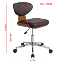 Chaise de bureau pivotante de luxe en cuir souple pour salle de réunion, chaise de travail pour ordinateur à domicile