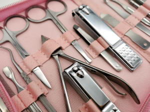 Cortador de unhas profissional de aço inoxidável, 26 peças, kit de viagem e cuidado, ferramentas para manicure e manicure - Product Image 5