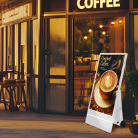 Écrans d'affichage numérique LCD portables ZDV -Inch, totems mobiles alimentés par batterie, écran d'affichage publicitaire numérique LCD