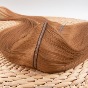 New Arrival <b>Micro</b> Bead Butterfly Weft Human Hair <b>Extension</b> Remy 100 Double Drawn European Hair Invisible Butterfly Genius Wefts - Product Image 2