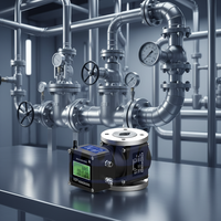 Débitmètre de gaz rotatif sans fil Clouds alimenté par batterie 4G NB-IoT LoRa avec autonomie de 5 ans pour zones éloignées