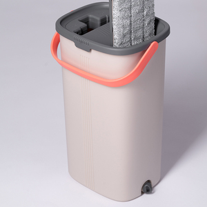 Cleaning Flat Mop Bucket Set With Two Mop Pads2024 Large Flat Mop and Scalable Bucket Floor <b>Cloth</b> - Product Image 4