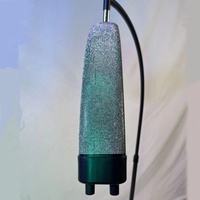 Lampe LED en aluminium cristal Seming Luna Lash Light 28 pouces, demi-lune, température de couleur réglable, pour salon, maquillage, tatouage, cils