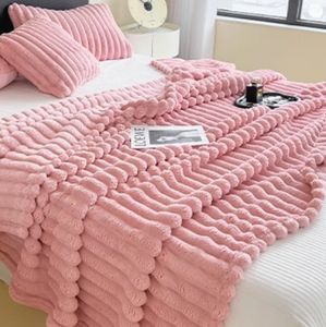 Nuevas Mantas Modernas de Imitación de <span class=keywords><strong>Piel</strong></span> de Conejo en Varios Colores - 100% Poliéster, Suaves al Tacto - Product Image 4