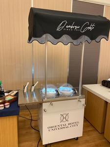 Miles 2 Flavors Approved Distributeur Automatique de Gelato Dur, Chariot Mobile d'Extérieur pour Glaces, Chocolat, Noix, Lait/Yogourt - Product Image 1