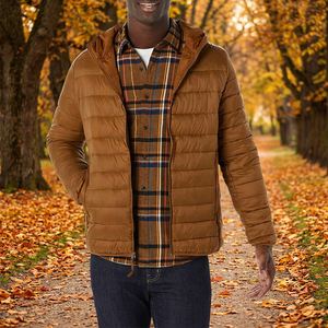 Blouson Bomber Homme Personnalisé Grande Taille Vintage Brodé en Toile Jacquard Ample avec Fermeture Éclair et Motif Lettres sur le Devant – Vente en Gros - Product Image 3