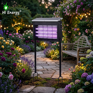 Piège à insectes solaire LED d'extérieur avec détection radar, étanche IP65, lumière UV-A, garantie 1 an, pour jardin <span class=keywords><strong>et</strong></span> terrasse, anti-<span class=keywords><strong>moustiques</strong></span> - Product Image 5
