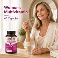 Capsules multivitaminées pour femmes, 60 unités, multivitamines quotidiennes pour femmes, biotine, fer, vitamine D3, soutien énergétique, cheveux, peau, ongles