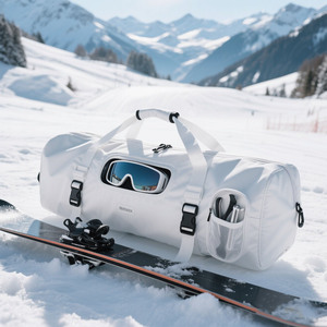 Borsa da sci in Nylon con Logo personalizzato OEM \ ODM borsa da viaggio per sport invernali di grande capacità per scarponi da sci e attacchi - Product Image 4