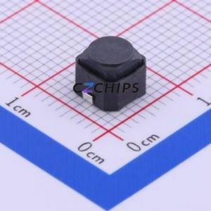 1TS009B-2200-4300-CT Tactile Switch SMD,6x6mm Switch Single Pole Single Throw Round Button 2.2N Vertical Mount - Product Image 1