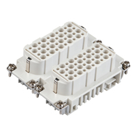 WZUMER HD Series 80-Pin Crimp Terminal Heavy Duty 10A 250V Automotive Rectangle PC Material Female Inserts