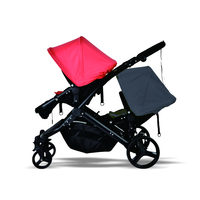 Nouveau deux sièges multifonctionnel 3 en 1 bébé landau bébé buggy double bébé poussette avec EN1888 ET As/nz2088