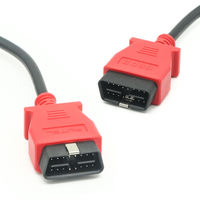 Cable de Diagnóstico OBD2 Rojo Hembra para Autel MaxiSys MS908P/909/919 PIN HDB26, Cable Principal de Prueba para Lector de Códigos