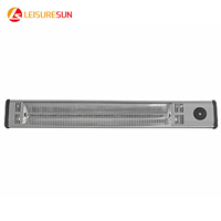 EH220 Support mural de chauffage infrarouge intelligent 2200W avec minuterie de télécommande Capteur PIR Application Wifi pour l'extérieur et le garage