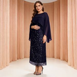 Luxury Sequins Embroidery Polyester Abaya <b>Dress</b> <b>for</b> Muslim <b>Women</b> Custom Party Occasion Wear Wholesale Supplier Elegant - Product Image 2