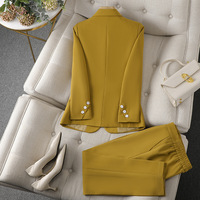 Vente en Gros de Costumes Deux Pièces Vintage pour Femme, Blazer et Pantalon sur Mesure de Haute Qualité pour Tenues de Bureau