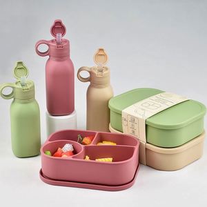 Recipiente de Silicona Personalizado, Libre de BPA, Apto para Microondas, Lavavajillas y Aire Caliente, Ecológico, con 4 Compartimentos, Tapa Hermética y Flexible - Product Image 3