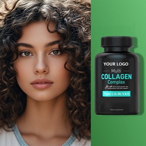 150 Capsules Type I Ii Iii V X Hyaluronic Acid Biotin Multi Collagen Complex Plus Vitamin Skin MultiVitamins Collagen Capsules - Product Image 2