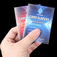 En stock – Vente en gros – Protège-cartes rectangulaires en polypropylène (PP) transparent dépoli à angle droit pour Magic The Gathering et Pokémon