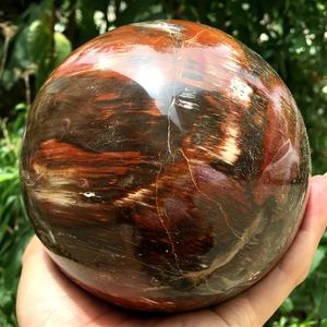 ขายส่งของตกแต่งบ้าน ไม้หินธรรมชาติแกะสลักขัดเงาเป็นทรงกลม มีหลายขนาดและหลายสีให้เลือก - Product Image 2