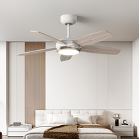 Nouveau 2025 – Ventilateur de plafond LED de luxe 42 pouces avec éclairage et lampe, prix usine