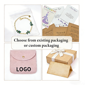 Pulsera de Piedras de Ojo de Tigre Estilo Boho al por Mayor con Cadena de Acero Inoxidable Tipo Clip, Joyería de Piedras Curativas para Regalo del Día de la Madre - Product Image 2