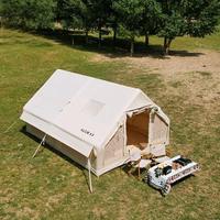 Tente Gonflable Premium à Structure Pneumatique en PVC Imperméable, Montage Rapide, Capacité 3-4 Personnes pour Glamping, Complexes et Activités de Plein Air