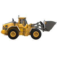 Double E E592-003 L260H Lisensi 1/16 RC Alloy Loader Truck 2.4G Truk Pengangkut Material Konstruksi Raksasa WOLWO