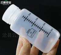 Bouteille de réactif en plastique PP à large ouverture avec échelle de graduation 5ml-2000ml, récipient de stockage d'échantillons de laboratoire, autoclavable