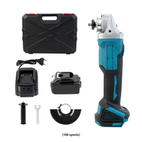Mini-meuleuse d'angle électrique sans balais pour bricolage, batterie 3,0 Ah, poignée antidérapante de qualité supérieure, garantie 3 ans, acier inoxydable