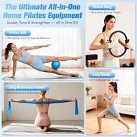 Kit de Pilates Personnalisable avec Ballon, Cercle et Bandes de Résistance pour Acheteurs de Marques, Usage Domestique et Vente au Détail